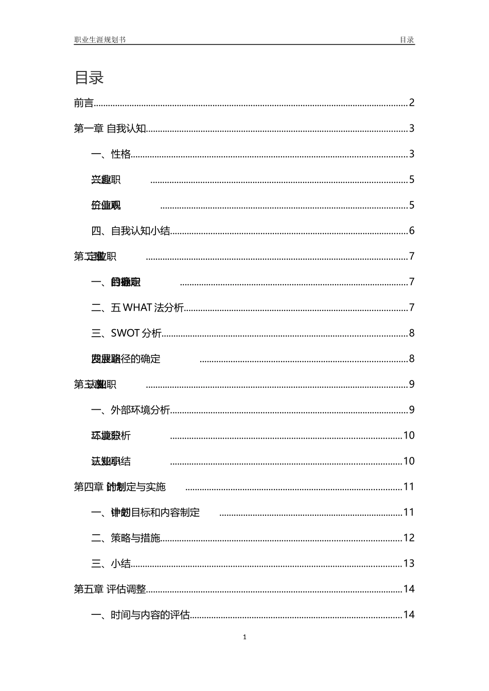 物流管理专业职业生涯规划书(1).docx_第2页