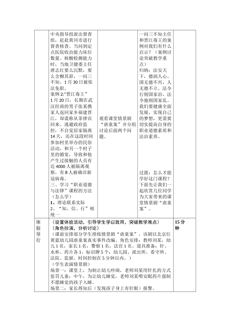 中职职业道德与法律导言电子教案.docx_第3页