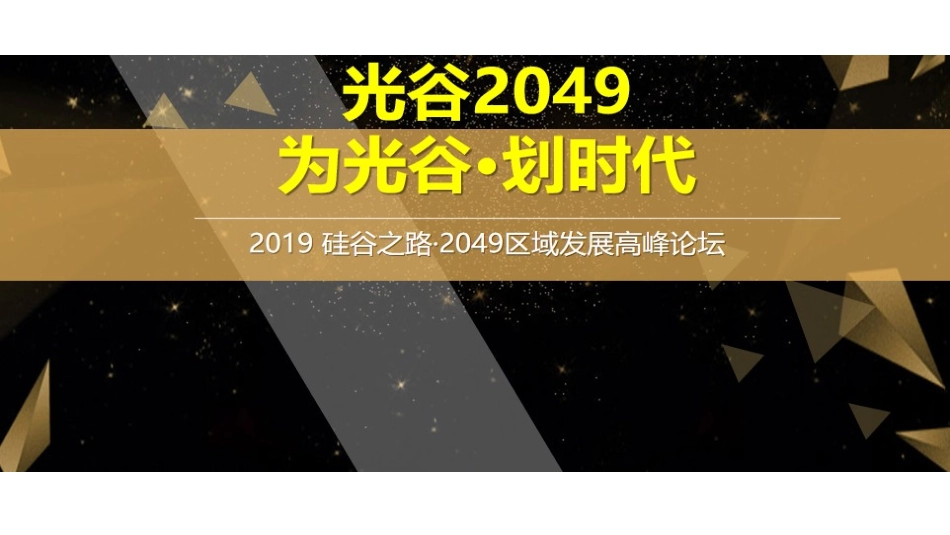 2019硅谷之路未来区域发展高峰论坛策划方案.pptx_第1页