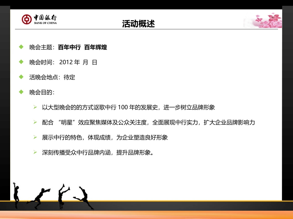 中国银行百年庆典大型文艺晚会策划方案.ppt_第3页