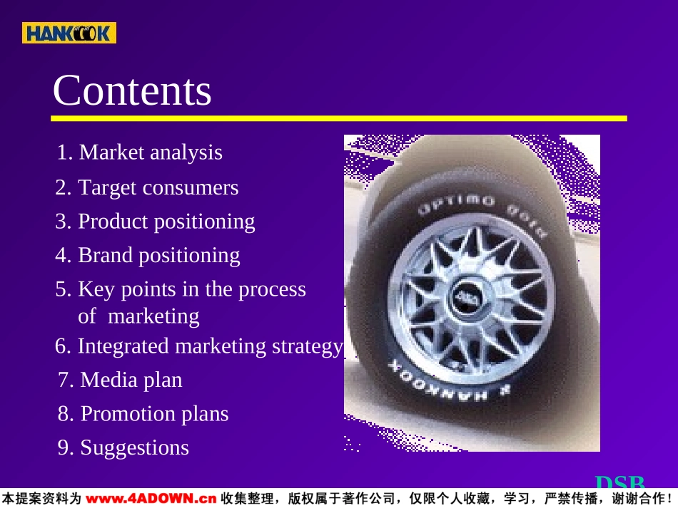 Integrated Marketing Plan of HANKOOK Tires.ppt_第3页