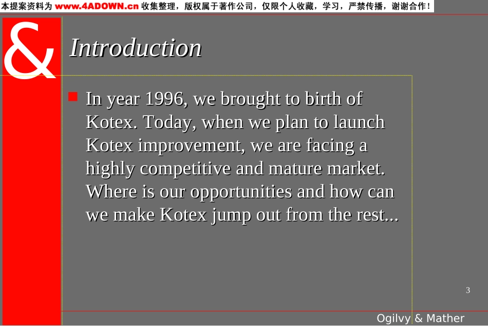 Kotex Soft-dri Improvement.ppt_第3页