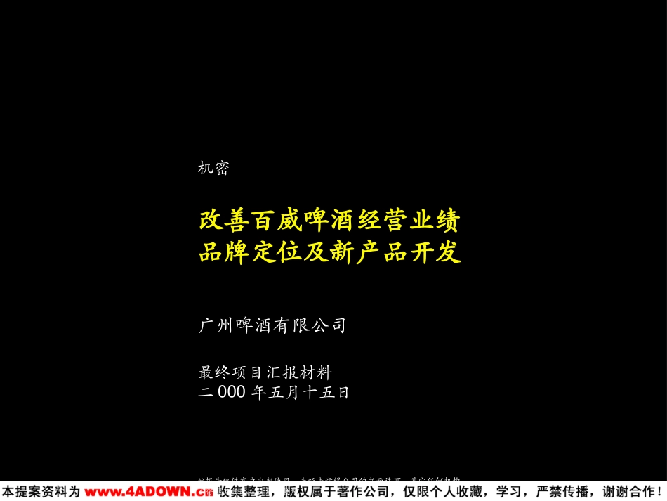 百威啤酒经营业绩品牌定位及新产品开发咨询报告.ppt_第2页