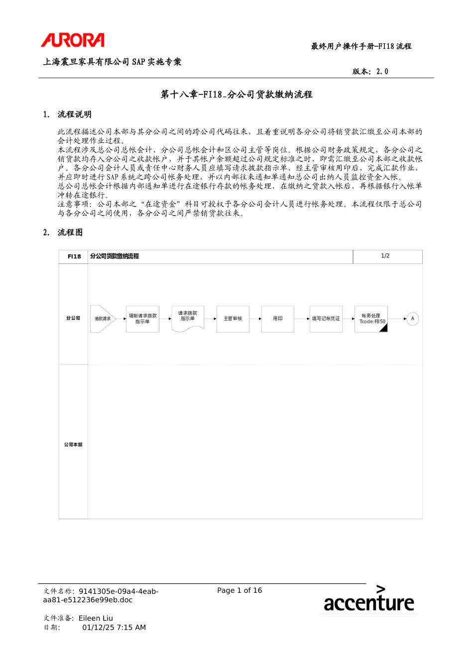 第十八章-FI18_分公司货款缴纳流程.doc_第1页