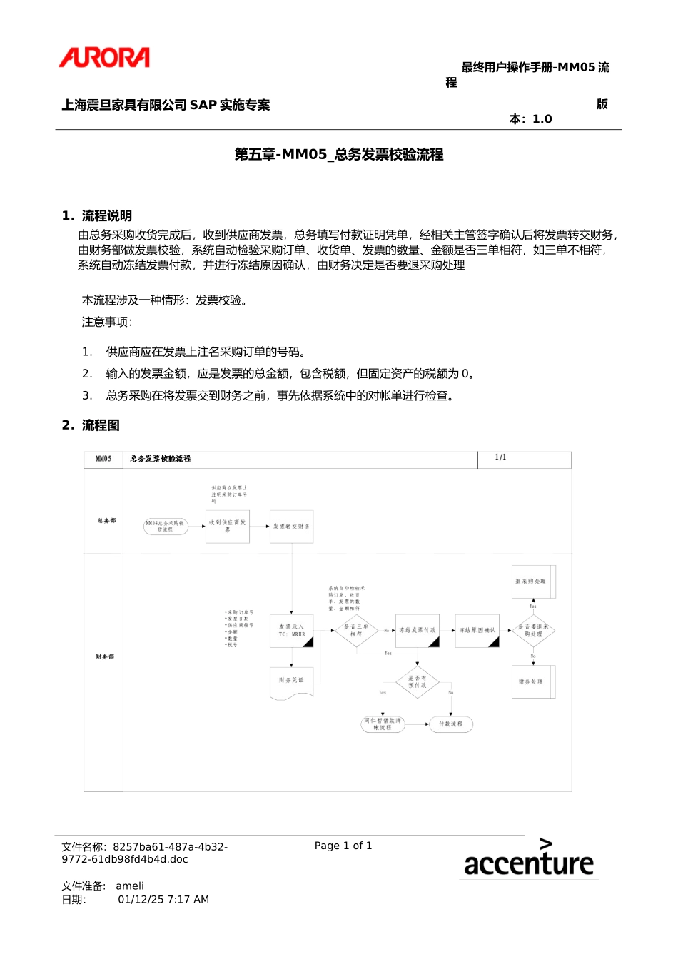 第五章-MM05_总务发票校验流程.doc_第1页