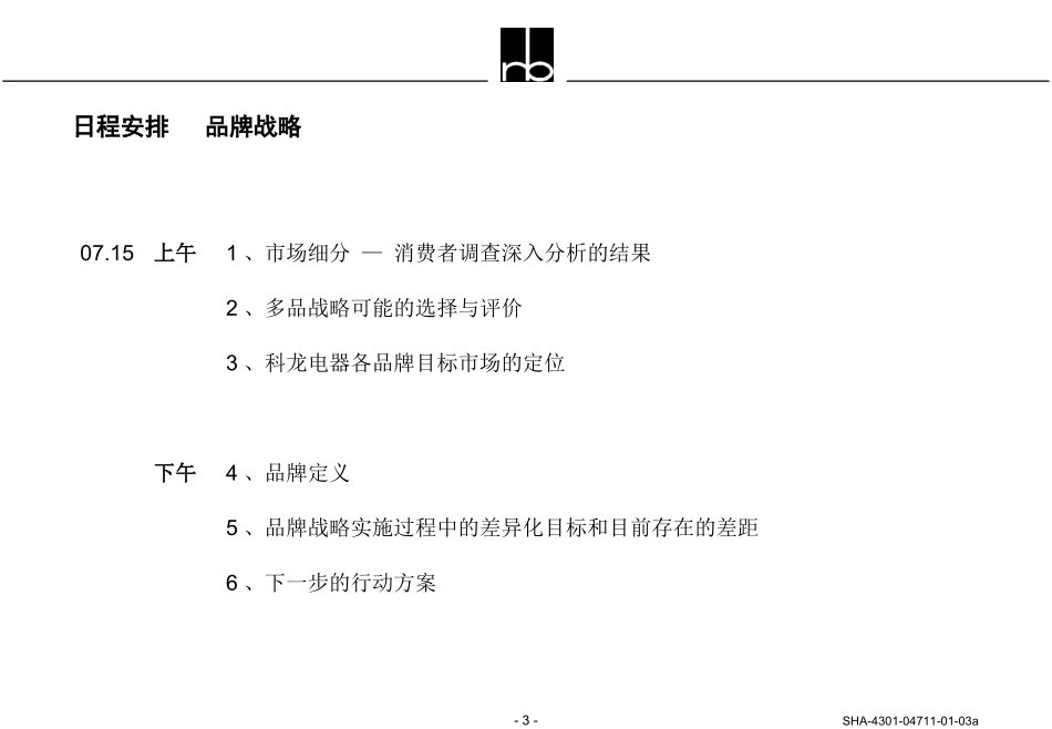 广东科龙电器品牌战略和营销组织架构研讨会.ppt_第3页