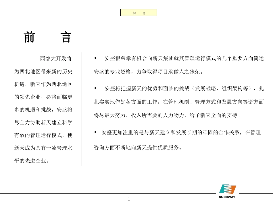 建立科学有效的管理运行模式-使新天成为具有一流管理水平的公司.ppt_第2页