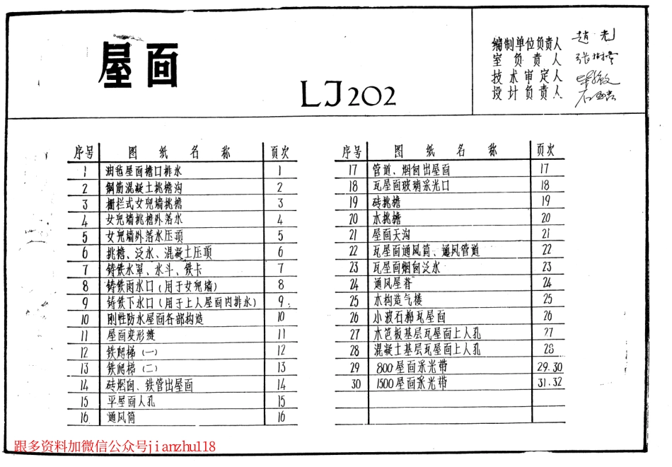 LJ202 建筑配件通用图集 屋面配件.pdf_第1页