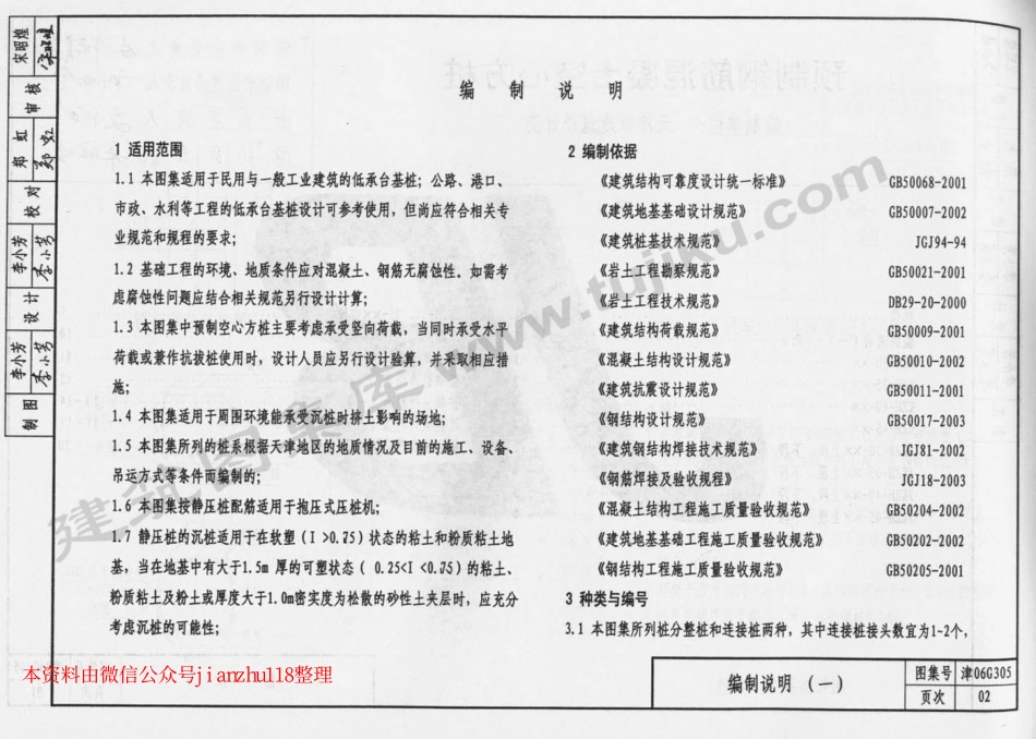 津06G305 预制钢筋混凝土空心方桩.pdf_第2页