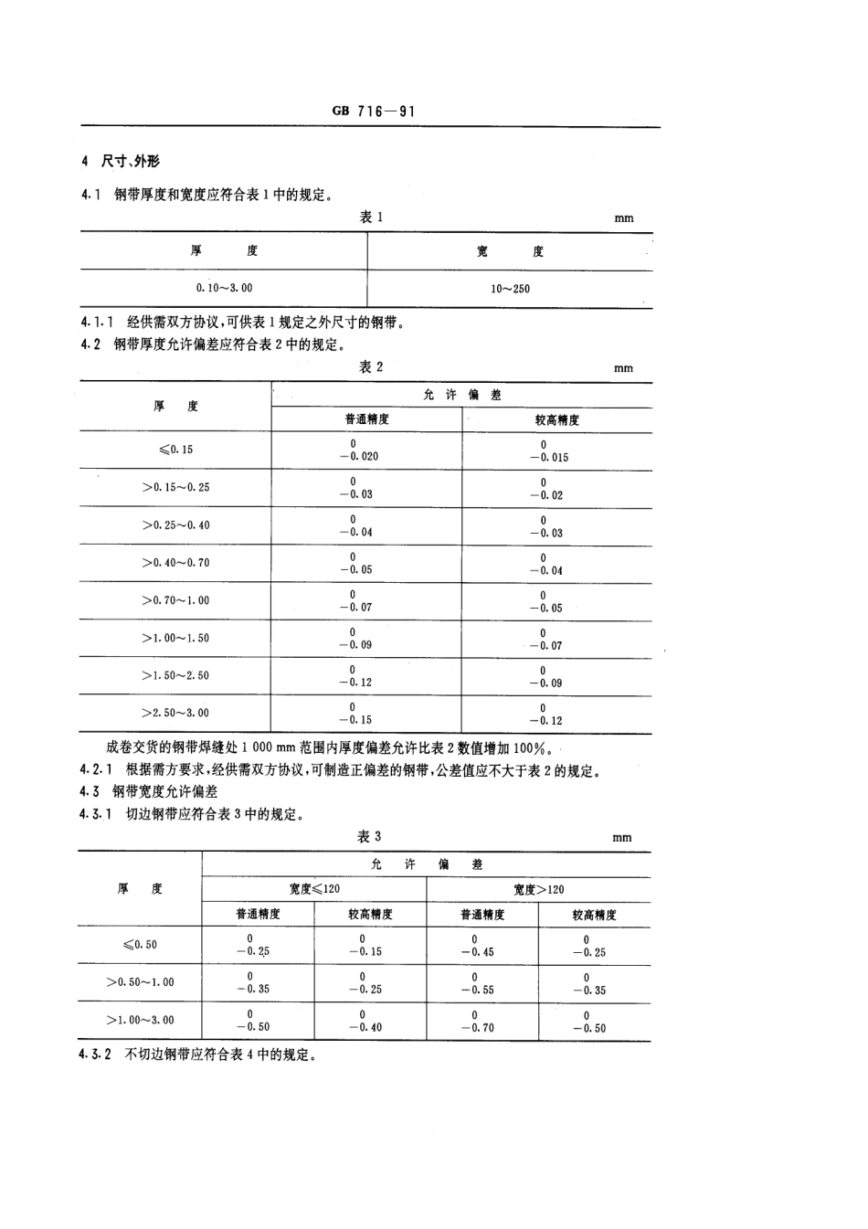 GB 716-1991 碳素结构钢冷轧钢带.pdf_第2页