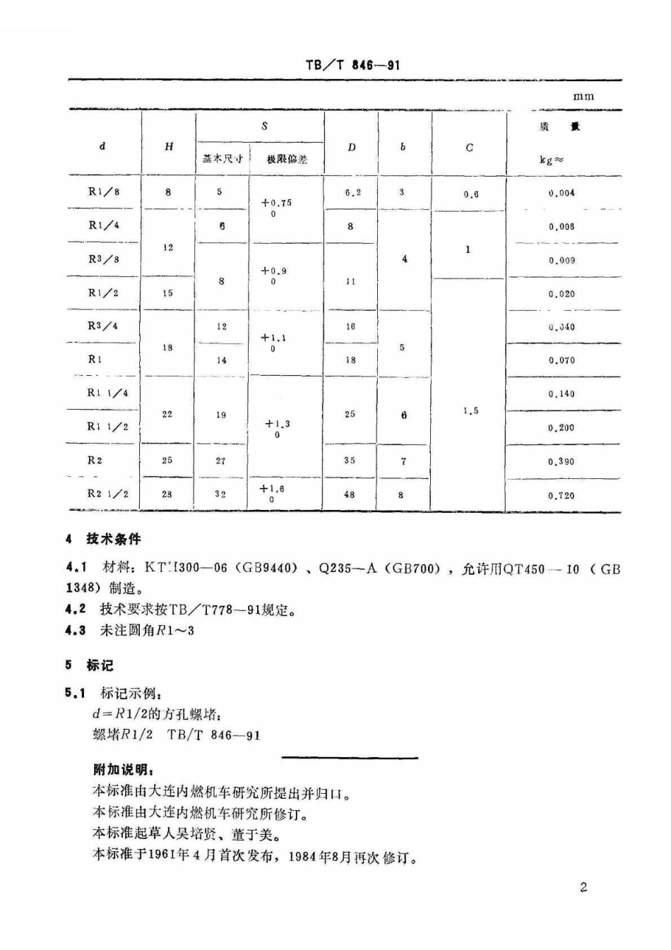 TBT846-1991 方孔螺堵.pdf_第3页