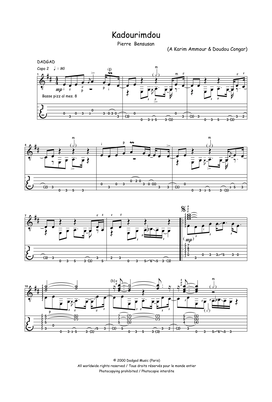 Pierre Bensusan - Intuite 专辑谱(1).pdf_第2页