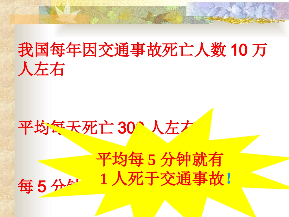 04初中安全教育《生命在你手中-注意交通安全》赖老师【市级】.ppt_第3页