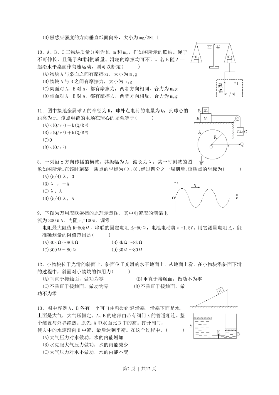 1993年安徽高考物理真题及答案.pdf_第2页