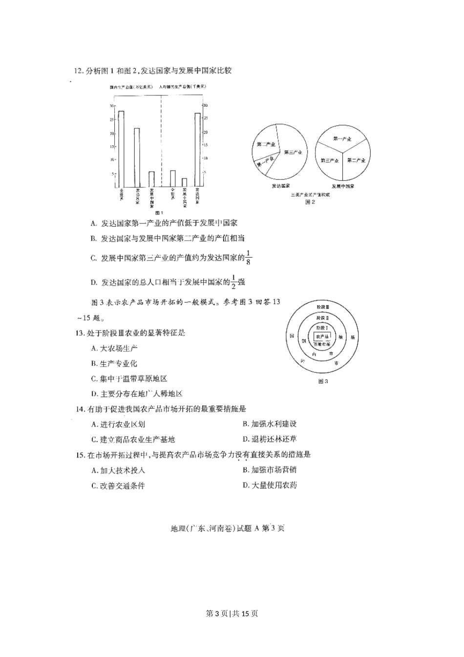 2001年广东高考地理真题及答案(图片版).doc_第3页