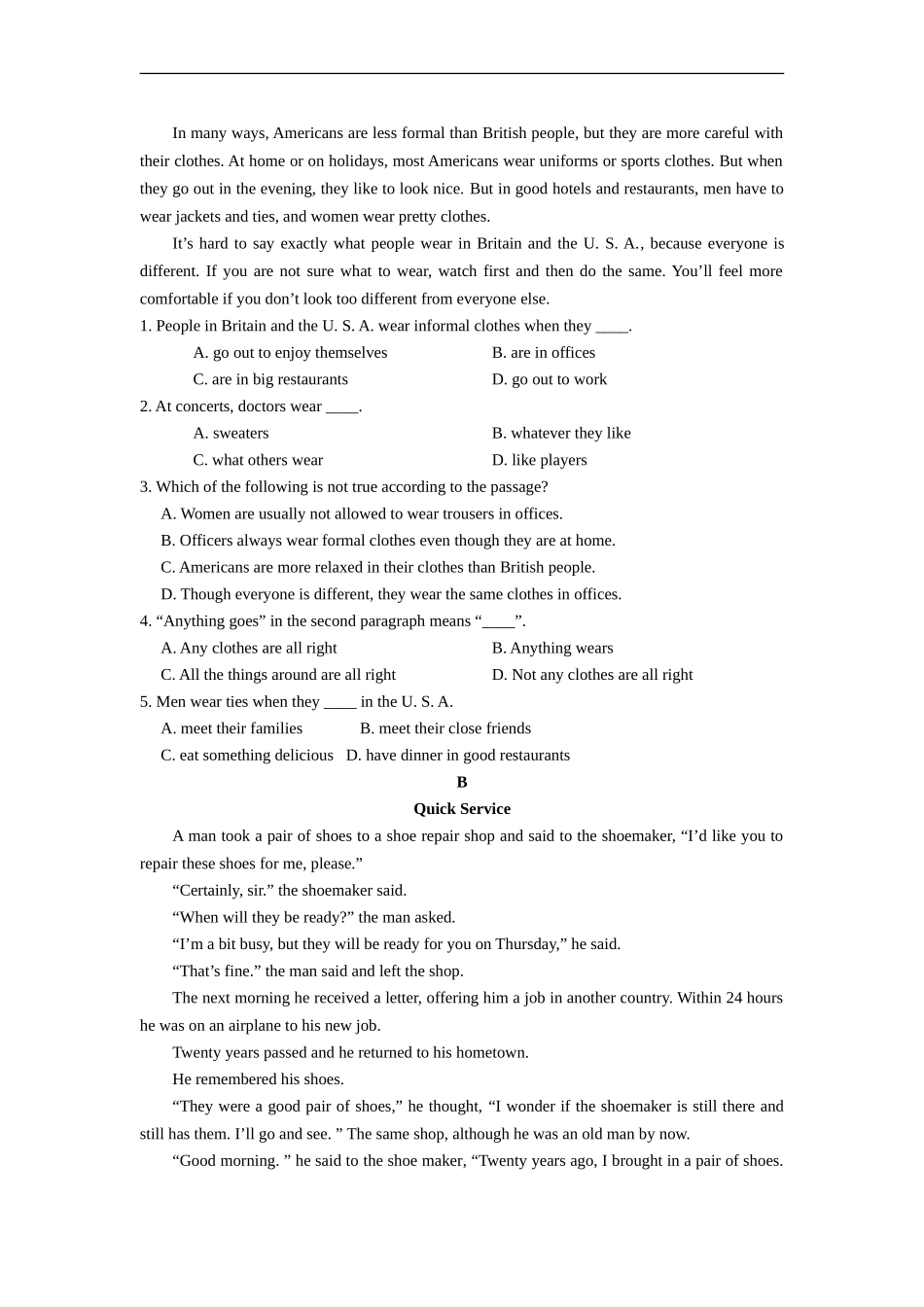 Review of Units 3-4（综合能力演练）.doc_第3页