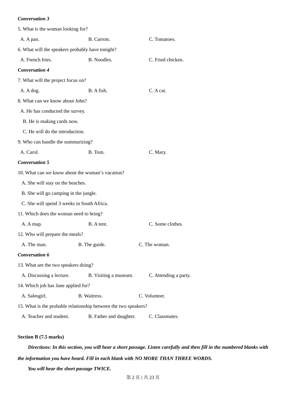 2013年高考英语试卷（湖南）（解析卷）.doc_第2页