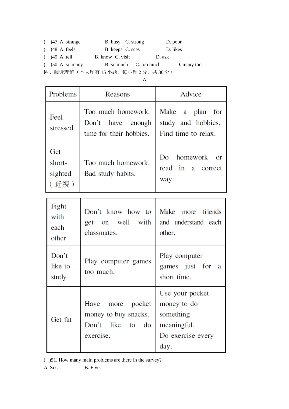 外研版八年级下英语期末试卷(含答案).docx_第2页