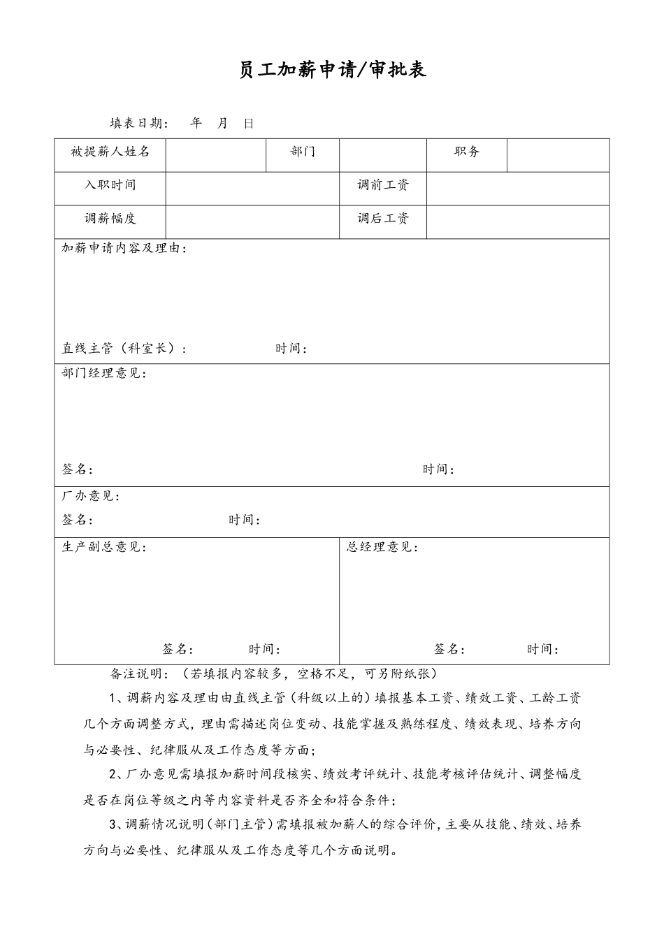 18-【通用】员工加薪申请审批表（个人）.doc_第1页