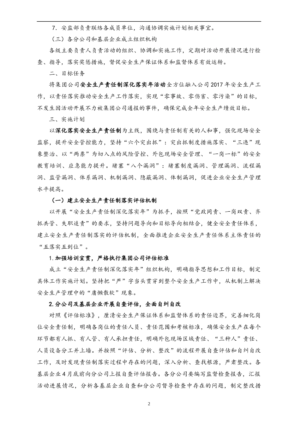 00--01-（新）股份有限公司安全生产责任制深化落实年活动实施计划.docx_第2页