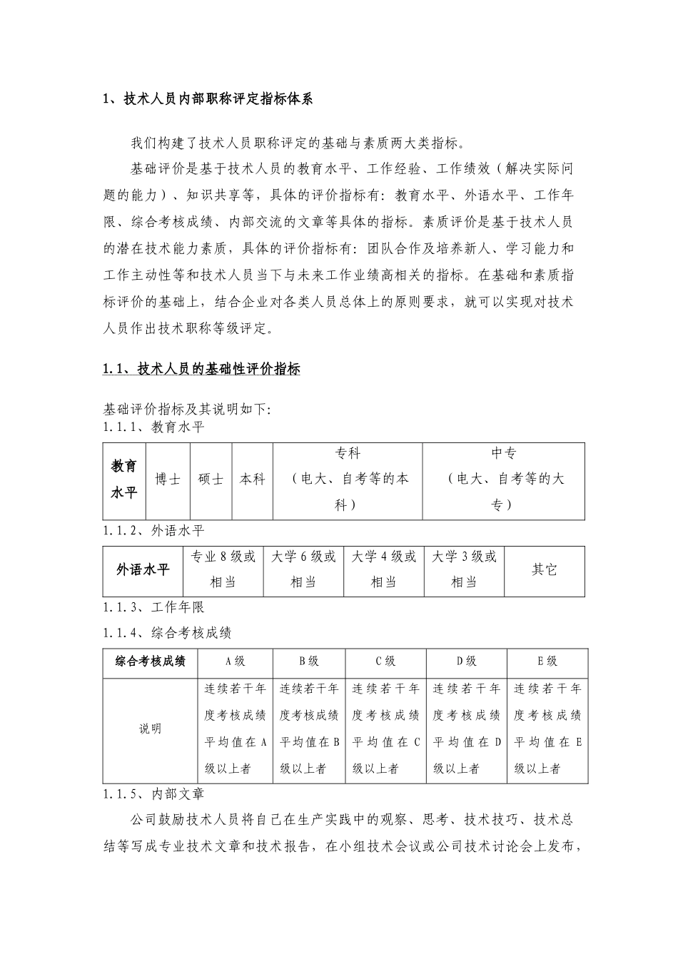 『职称技能补贴』公司内部技术职称评定管理办法.docx_第3页