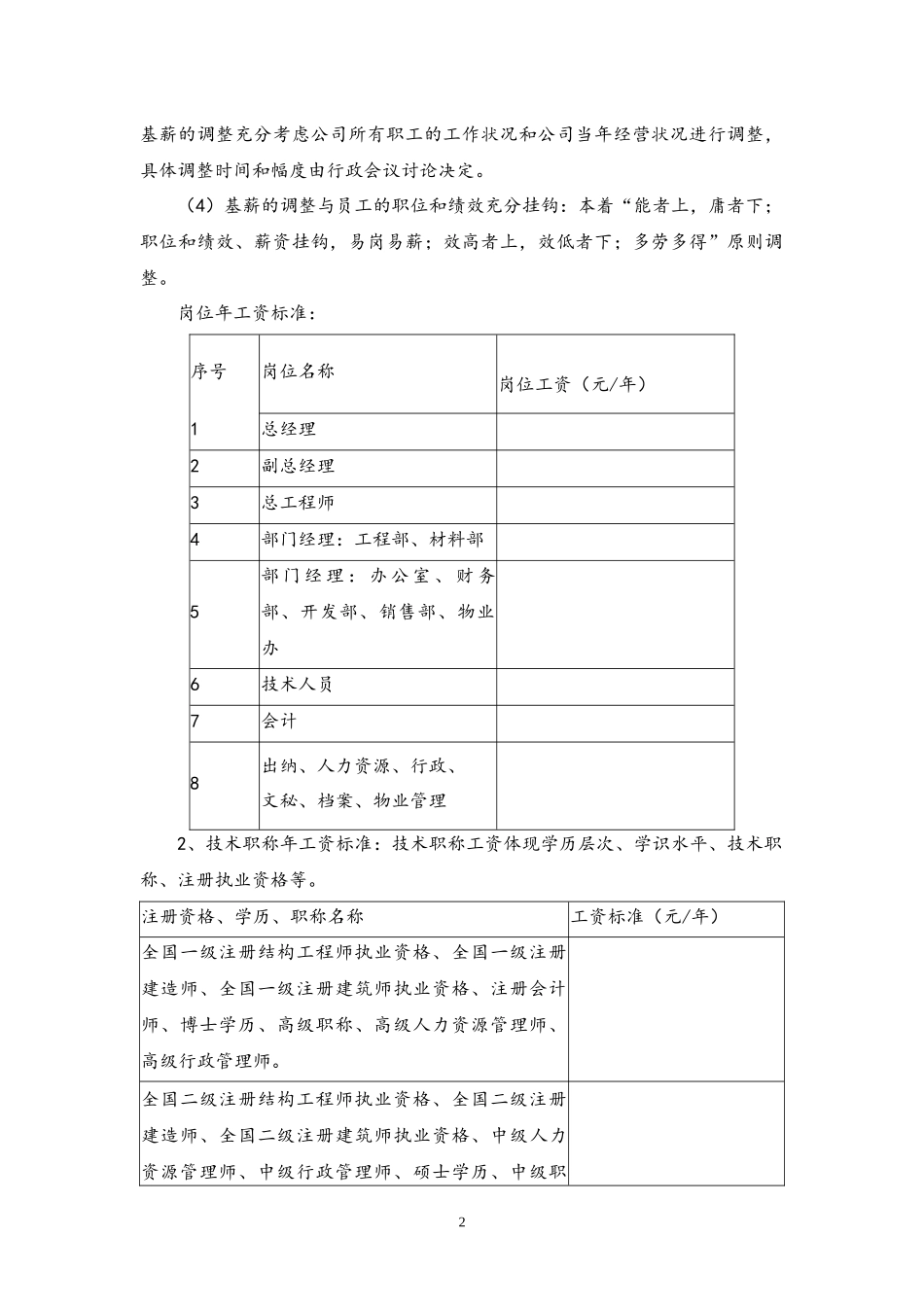 00-04【通用】公司员工工资定级管理制度(1).docx_第2页