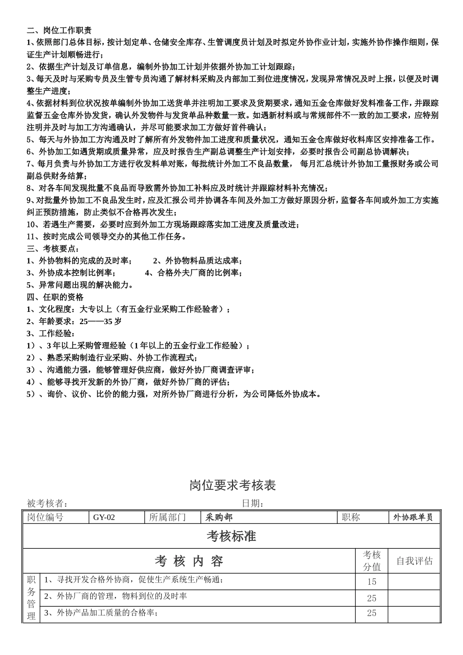 采购岗位职责及考核人员要求(1).doc_第3页