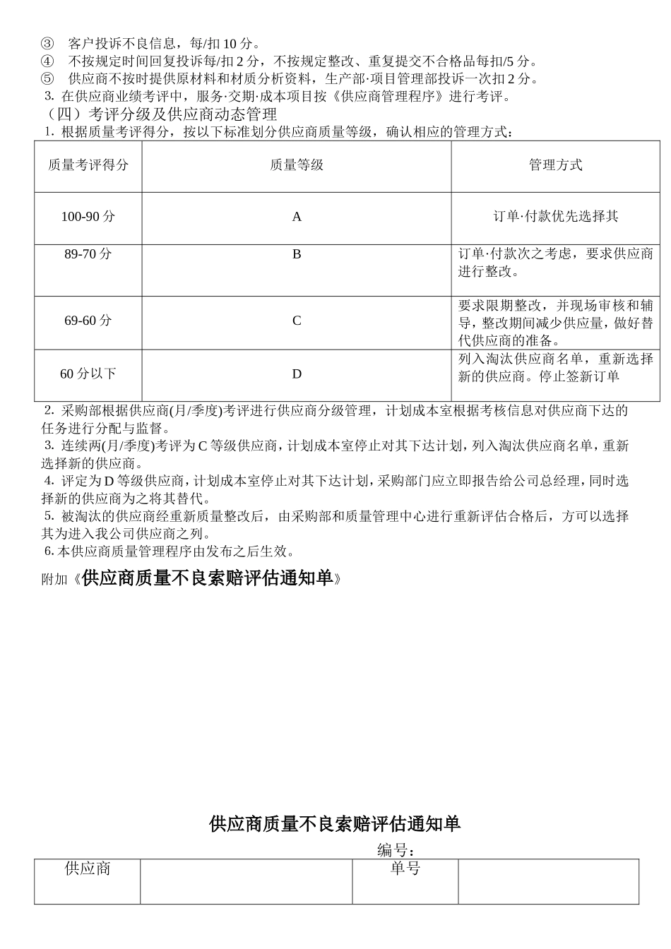 01(完整版)供应商质量管理制度.doc_第2页