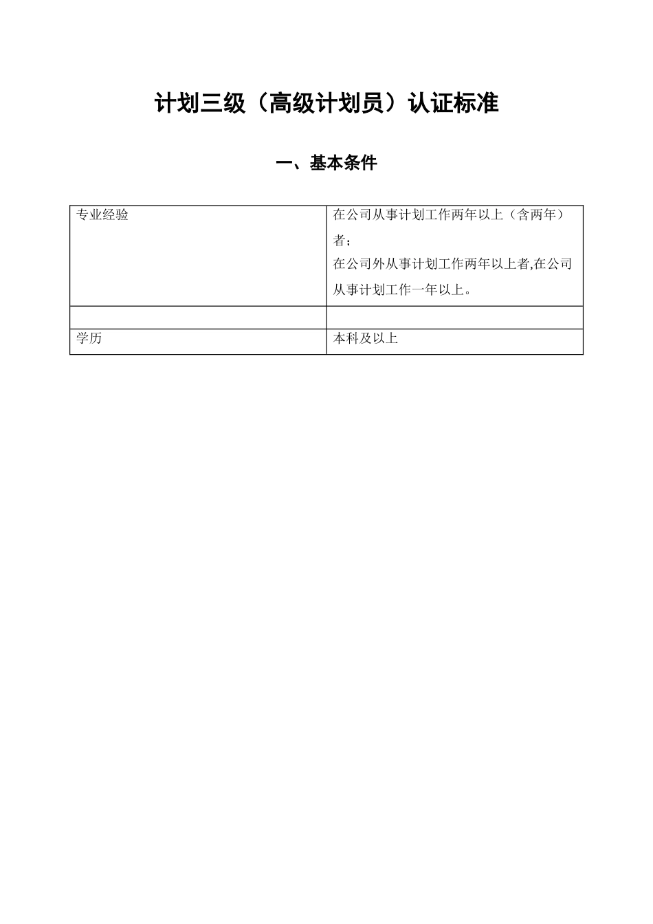 华为高级计划员任职资格标准（V2.0）.doc_第2页