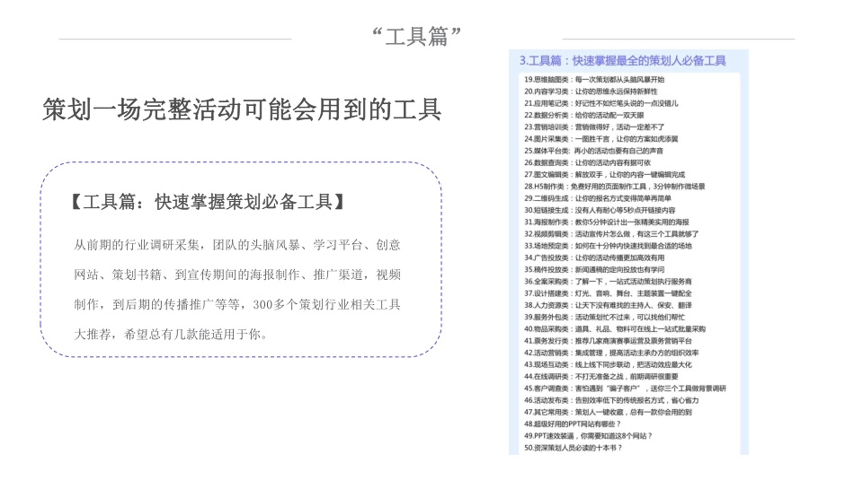 策划一场完整活动可能会用到的工具(1).pdf_第3页