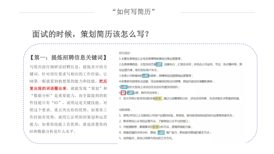 简历：面试的时候策划简历该怎么写？(1).pdf_第3页