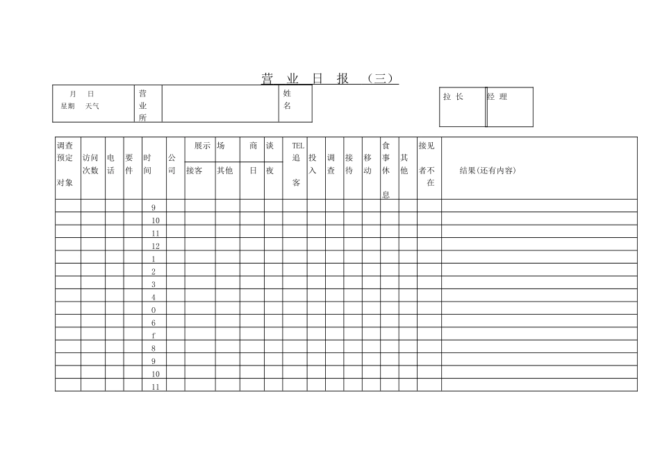 营  业  日  报  （三）(1).DOC_第1页