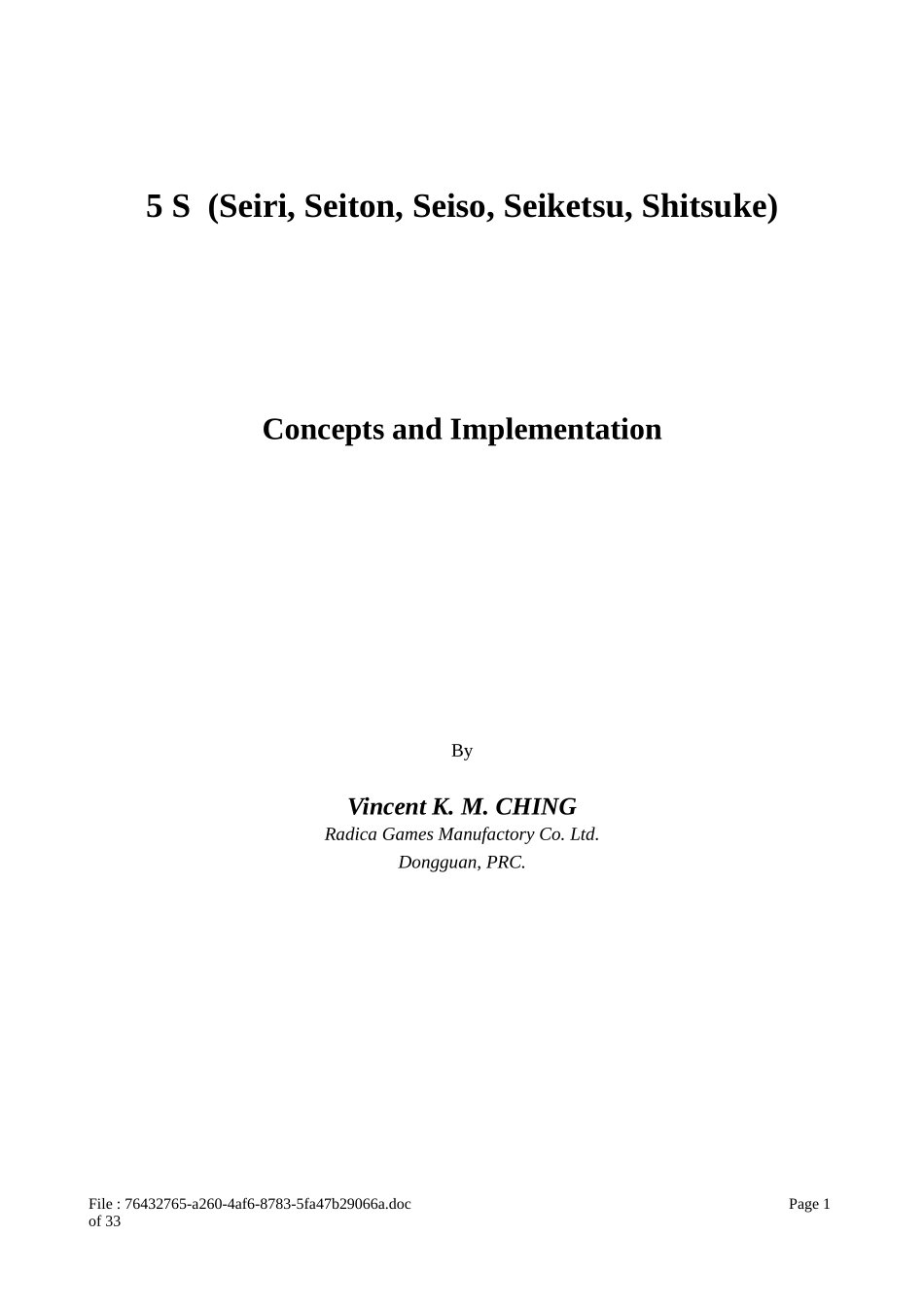 aaz_0504_5s concepts & implementation.doc_第1页