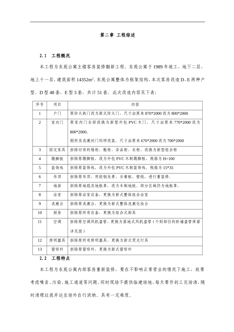 东苑公寓主楼客房装修翻新工程施工组织设计方案.DOC_第3页