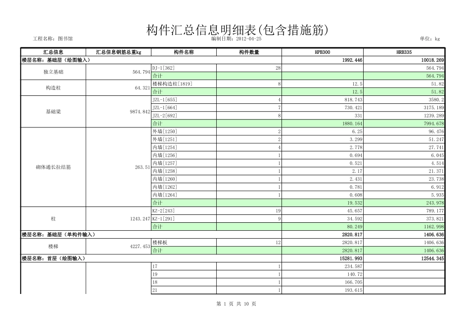 59956_26270_构件钢筋明细表.xls_第1页