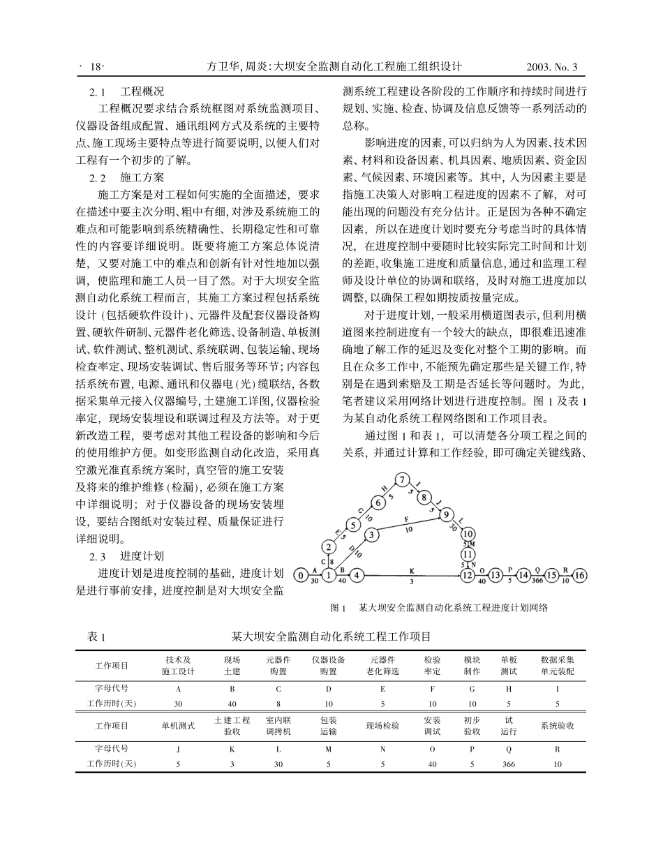 大坝安全监测自动化工程施工组织设计.pdf_第2页