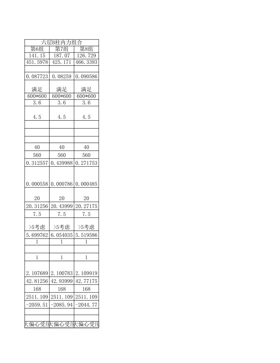 附表24 B柱正截面受弯(抗震)  2.xls_第3页