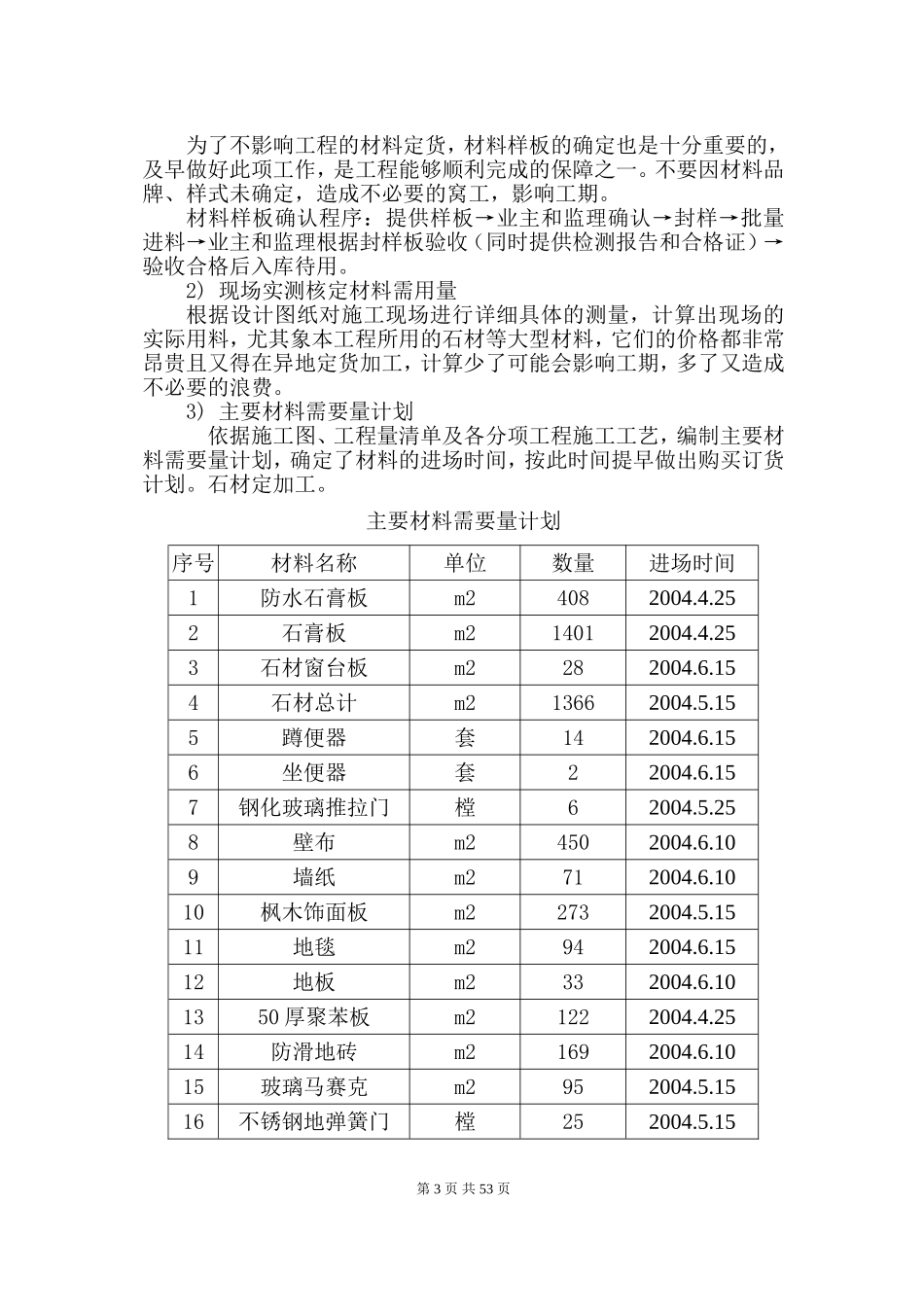 某省属重点中学新校区装修工程施工组织设计方案.doc_第3页