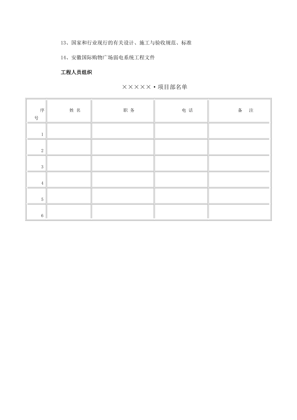 某小区智能化系统施工组织设计方案.doc_第2页