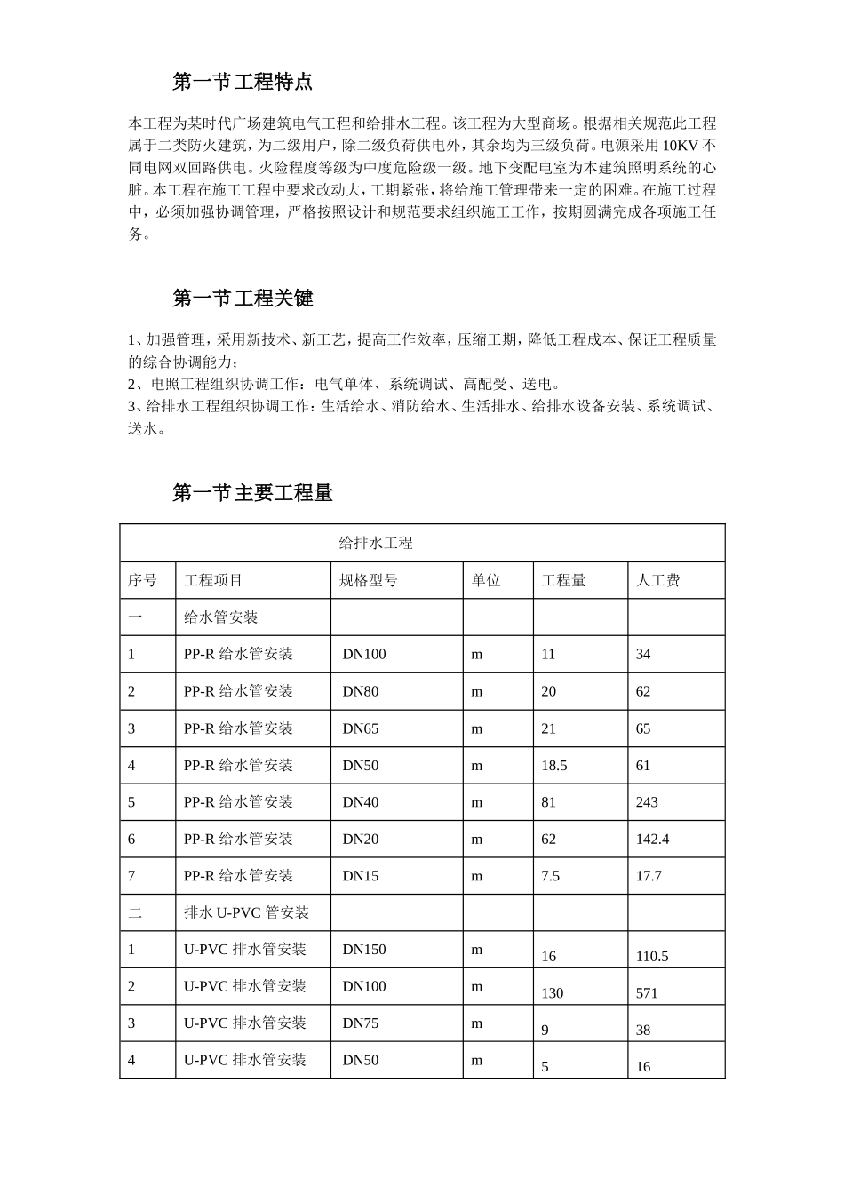 某新时代广场电照及给排水工程施工组织设计方案.doc_第3页