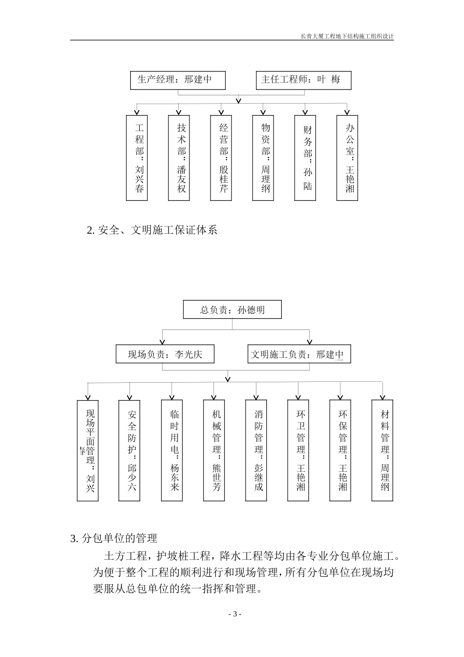 长青大厦工程地下结构施工组织设计方案.doc_第3页