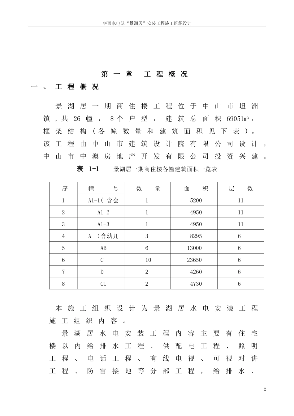 中山某大型小区水电安装施工组织设计方案.doc_第2页