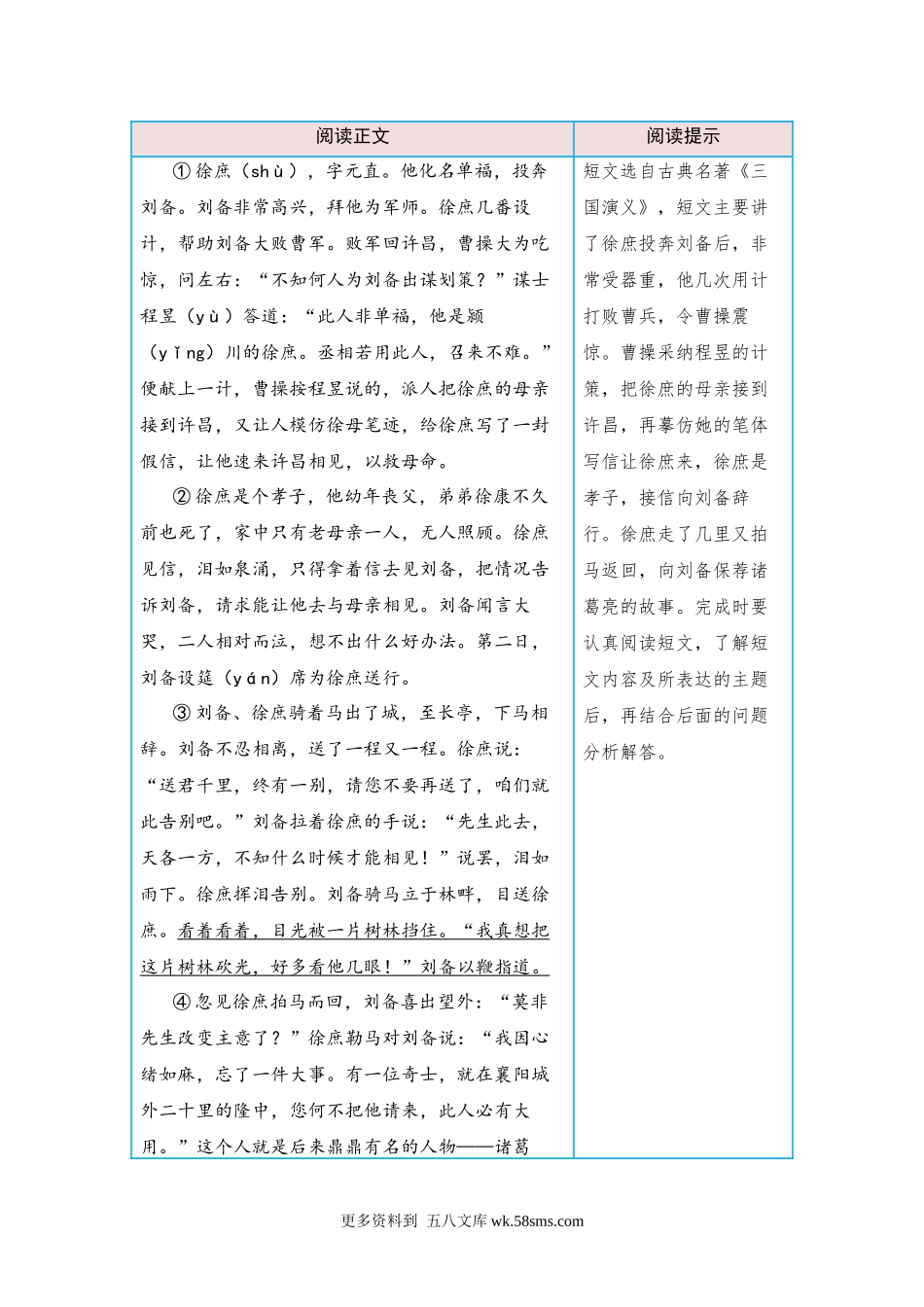 第2单元 名著阅读（课外阅读） 五年级语文下册 （部编版）.docx_第2页