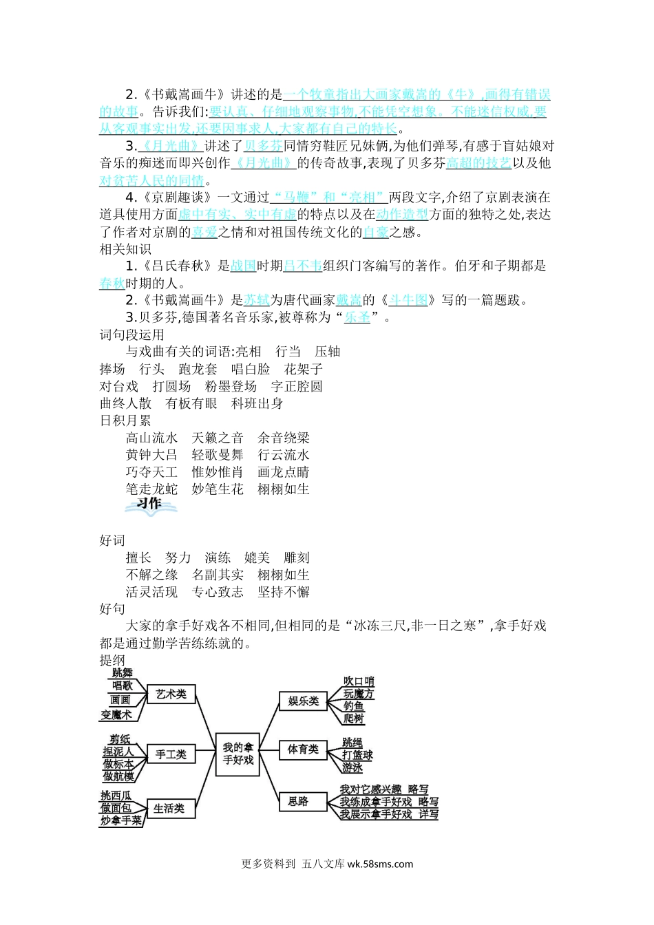 六上语文第七单元知识小结小学语文六年级上册知识点清单（人教部编版）.docx_第3页