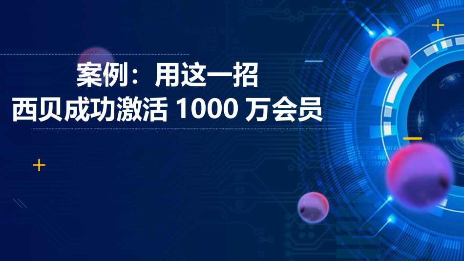 18 案例 用这一招西贝成功激活1000万会员.pptx_第1页