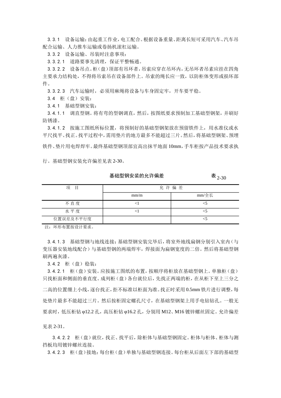 013成套配电柜及动力开关柜安装.doc_第2页