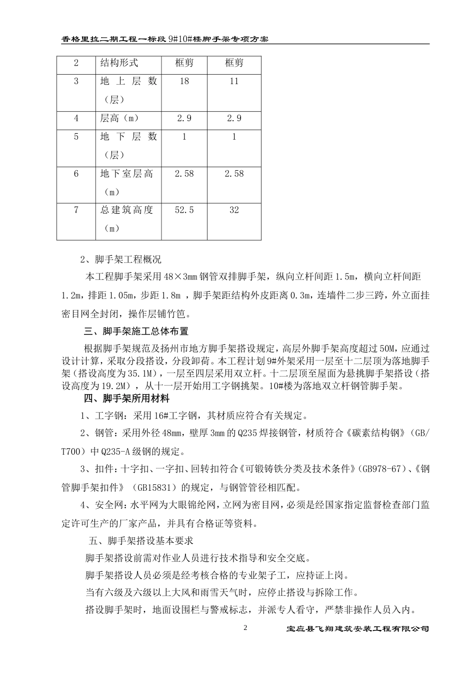 香格里拉花园二期9_10_楼脚手架方案(2012年).doc_第2页