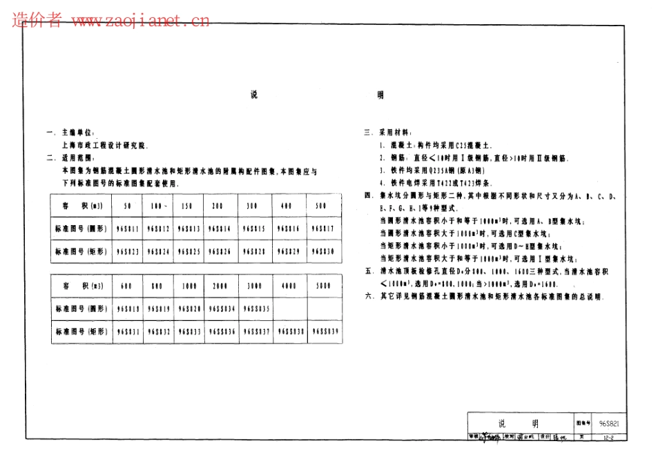 96S821钢筋混凝土清水池附属构配件图集.pdf_第2页