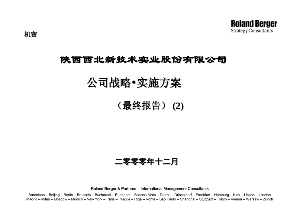 133罗兰贝格-西北实业公司战略2.ppt_第1页