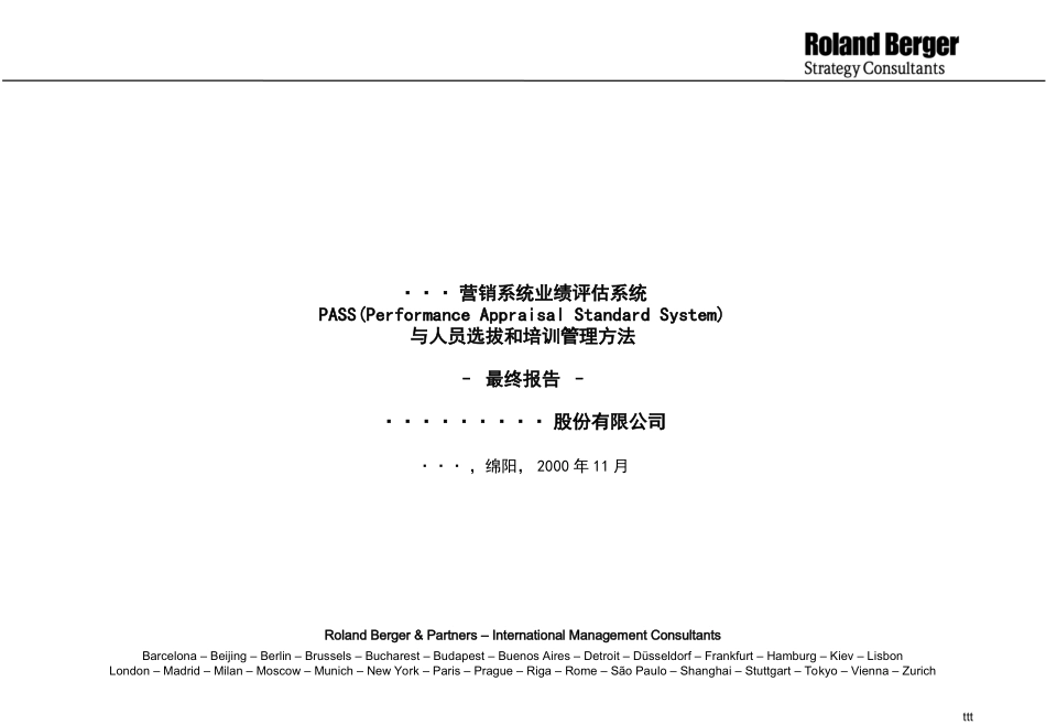 141罗兰贝格_长虹营销系统业绩评估系统.ppt_第1页